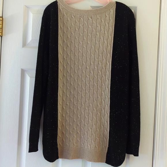 LABEL+thread Cashmere Colorblock Sweater - Picture 3 of 9